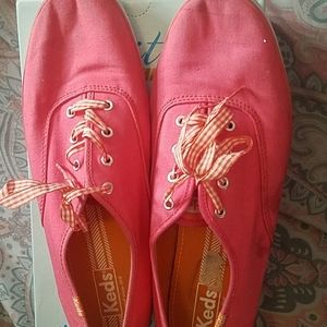 Hot pink Keds